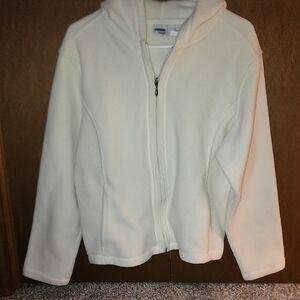 Energy Zone White Fleece Hoodie